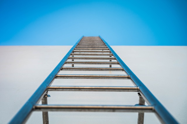 La escalera símbolo espiritual fuerte